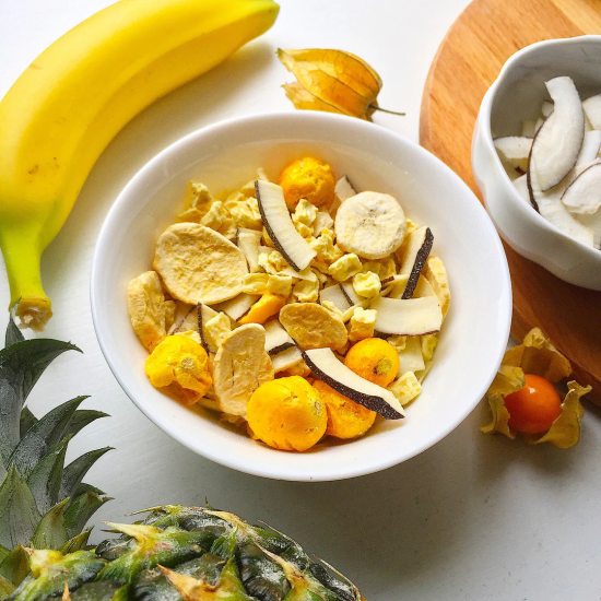Bananas freeze-dried 100g
